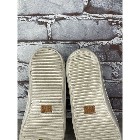 Frye Kerry Pewter Leather Low Top Lace Up Fashion Sneakers Women's Sz 7M US/38EU - Picture 8 of 16